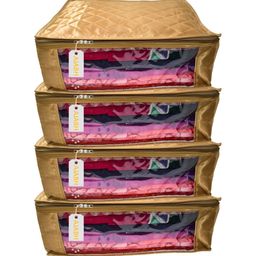 Ajabh Yellow Set of 4 Regular Drawer Organiser Organisers-72