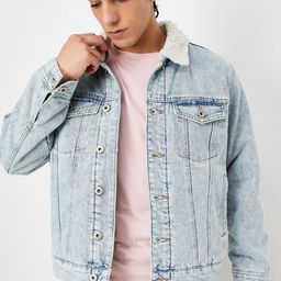 max Men Washed Crop Denim Jacket-picture-30