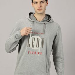 LEON Men Printed Hooded Sweatshirt-image-29
