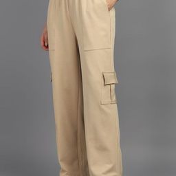 DressBerry Women Straight Fit Cargos Trousers-image-0