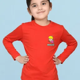 NUSYL Girls Printed T-shirt-picture-5