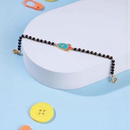 Elegante kids Kids Sterling Silver Handcrafted Gold-Plated Wraparound Bracelet-15