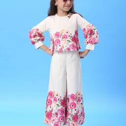 Macwin Girls Printed Top with Palazzos-image-80