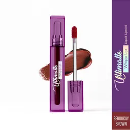 Blue Heaven Ultimatte Whipp Lip Liquid Matte Lipstick 3ml - Seriously Brown-50