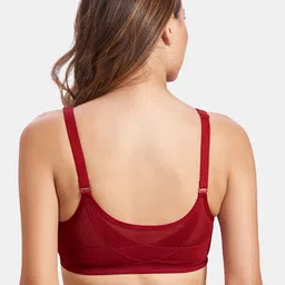 MAROON Bra Full Coverage image 5