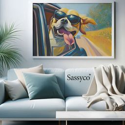 Sassyco Yellow & Black 1 Piece Canvas Birds and Animals Wall Paintings-image-52