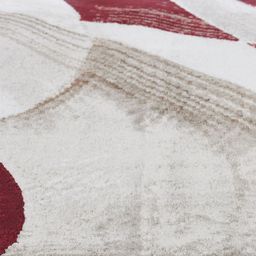 OBSESSIONS Red & Cream-Color Printed Rectangular Bedside Runners image 2
