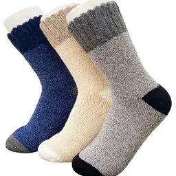 Alexvyan Men Pack Of 3 Colourblocked Calf-Length  Socks-0