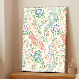 Art Street Beige & Blue Single Piece Canvas Birds and Animals Wall Paintings-image-49