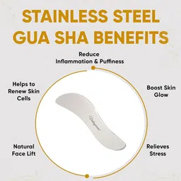 Vintageware Set Of 2 Skin Boosting Stainless Steel Gua Sha image 5