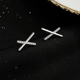 CIKIT Artificial Stones Studded Tasselled Contemporary Drop Earrings-image-60