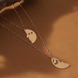 DressBerry Gold-Plated The Lovers Multi-Layered Chain-17