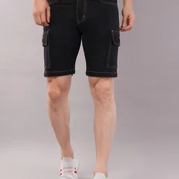 NIVASU Men Denim Cargo Shorts-picture-48