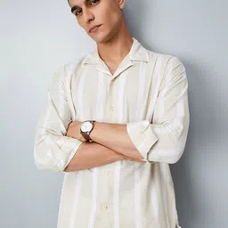 max Men Striped Casual Shirt-image-8
