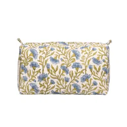 Block N Style Printed Cotton Quilted Makeup Pouch-13