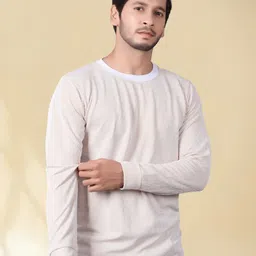 Divra Clothing Men Round Neck Full Sleeve Striped T-shirt-image-35
