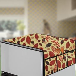 The Furnishing Tree Yellow Plastic Refrigerator Cover-image-99