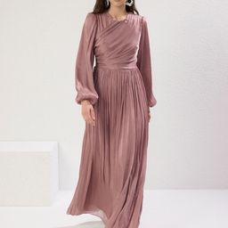 Trendyol Round Neck Maxi Dress-image-54