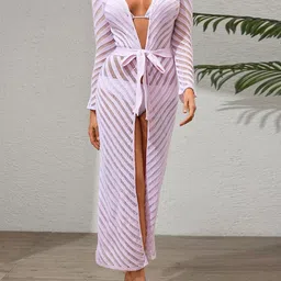 JC Mode V-Neck Swimwear Cover up Top-image-55