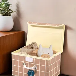 Myntra Elegant Homes Brown Tote Basket Organisers-image-25