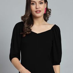 Dream Beauty Fashion Women Solid Sweetheart Neck Top-picture-11