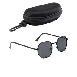 Provogue Unisex Hexa Sunglasses with UV Protected Lens PRG-RD321-C1 image 2