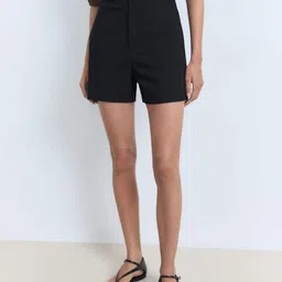 MANGO Women High-Waist Shorts-picture-20