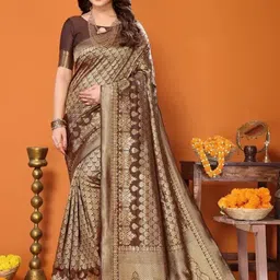 KALINI Woven Design Pure Silk Saree image 2