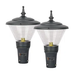 BENE Homs 2 Pieces Grey & White Frustum Waterproof & Rustproof Outdoor Lamps-image-76