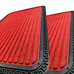 AaHo Decor Red 2 Pcs Anti-Skid Doormat-51
