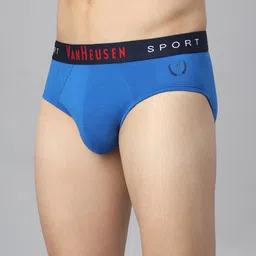 van heusen innerwear Van Heusen Men Solid Plush Back Elasticized Waistband Ultra Soft Briefs 70007 image 3