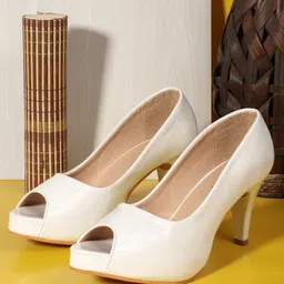 BIG BIRD FOOTWEAR PU Slim Heeled Peep Toes-image-72