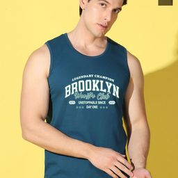 WOOSTRO Pack Of 2 Printed Combed Cotton Gym Vests VWS26(BKLN PEACOCK)(RUN OLIVE)-image-65