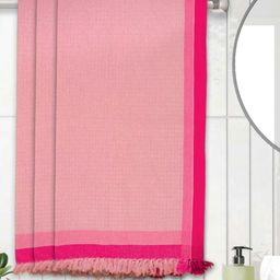 Athom Living Pink 3 Pieces Cotton 210 GSM Bath Towel-image-45