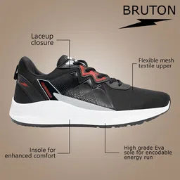 Bruton Men Mesh Running Non-Marking Shoes image 5