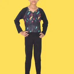 Aqua Holic Boys Printed Swim Leg Suit-image-36