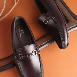 Carlton London Men Leather Loafers-image-59