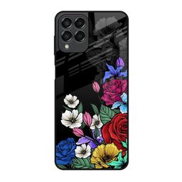 QRIOH Floral Printed Samsung Galaxy M33 5G Back Case Mobile Accessories-picture-53