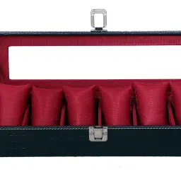 6 Slots Watch Box Organizer And wach Cas Transparnt Glas Watch Box-image-25