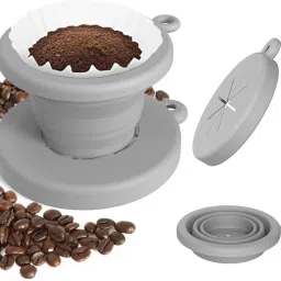 Silicone Reusable Coffee Dripper Filter for Home Camping Indian Coffee Filter-36