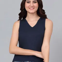 Dressitude Women V-Neck Pure Cotton T-shirt-image-50