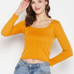 Clora Creation Women Fitted Crop Top-image-26
