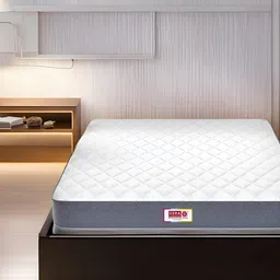 USHA SHRIRAM Grey & White Orthopedic Quilted Queen Size Mattress-image-12