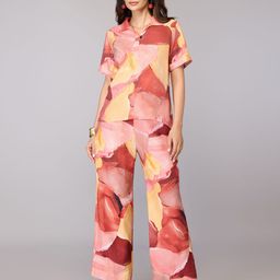 Tamiska By Narendra Kumar Sunset Swirl Women Printed Top-image-92