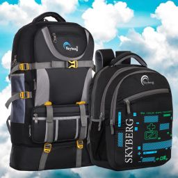 60L Rucksack & 30L Backpack Combo for Travel, Hiking, and Daily Use (Unisex) Rucksack - 60 L-image-106