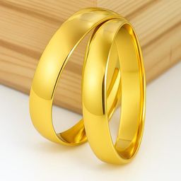 Zeraki Jewels Set Of 2 Gold Plated Bangle-image-93