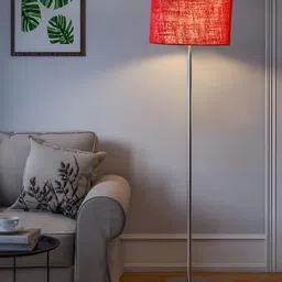 Devansh Maroon Cylindrical FloorLamps-image-68