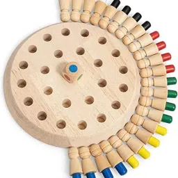 Wooden Memory Match Stick Chess Game,Funny Block Board Logic Game 3 cm Chess Board-19