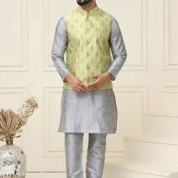 SOJANYA Men Regular Kurta with Churidar-picture-15
