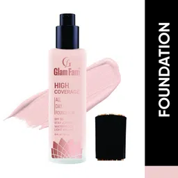 GlamFam High Coverage Waterproof Foundation- 30 ml- Beige 03 image 4